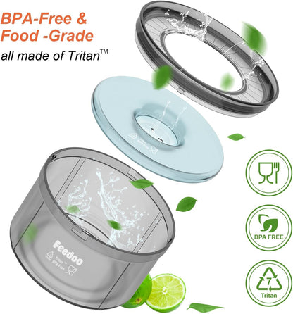 1Gallon No Spill Water Bowl for Dogs, Tritan BPA-Free Spill Proof Water Bowl with Non-Slip Mat, No Splash Slow Drinking Dog Water Bowl for Messy Drinker