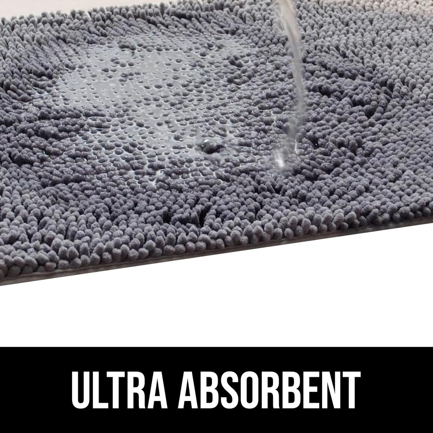Muddy Mat® Dog Blanket - Chenille Water Absorption Blanket for Bed & Couch Cover for Dogs Washable, Anti-Slip Soft and Durable Furniture Protector for Dogs - Grey 52"x72"