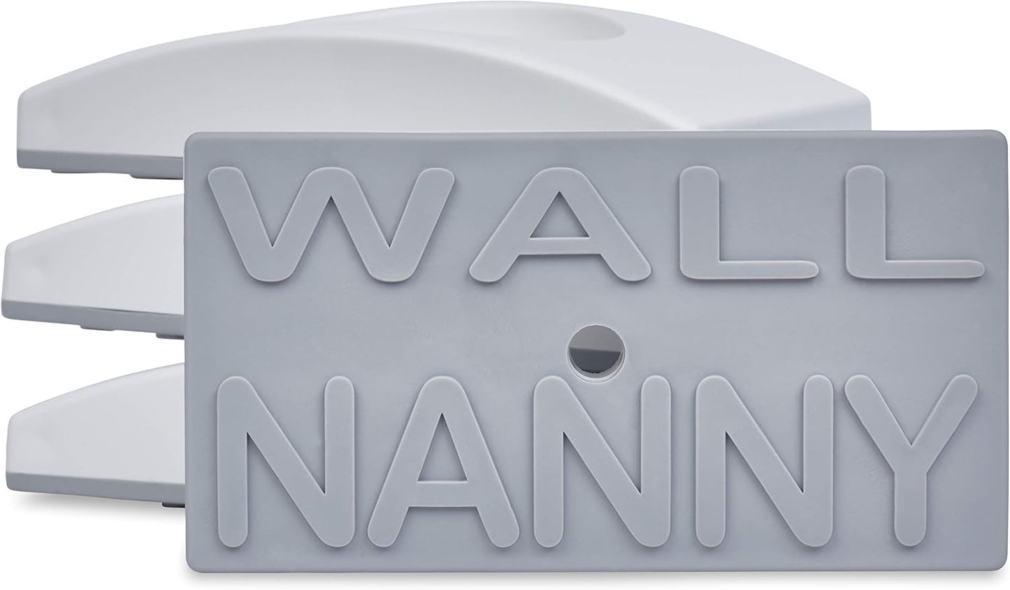 Wall Nanny 2-Pack - Works with 2 Gates - Baby Gate Wall Protector (Made in USA) Protects Walls and Doorways from Pet Gates - for Pressure Mounted Indoor Safety Baby Gates - Black