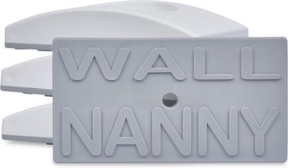 Wall Nanny 2-Pack - Works with 2 Gates - Baby Gate Wall Protector (Made in USA) Protects Walls and Doorways from Pet Gates - for Pressure Mounted Indoor Safety Baby Gates - Black