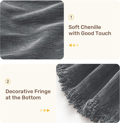 Sectional Couch Covers, 2 Pieces Washable L Shaped Couch Covers Sofa Blanket for Dogs Pet Friendly Sectional Sofa Slipcovers Furniture Covers,71"x 110"+ 71"x 118",(X-Large,Dark Gray)