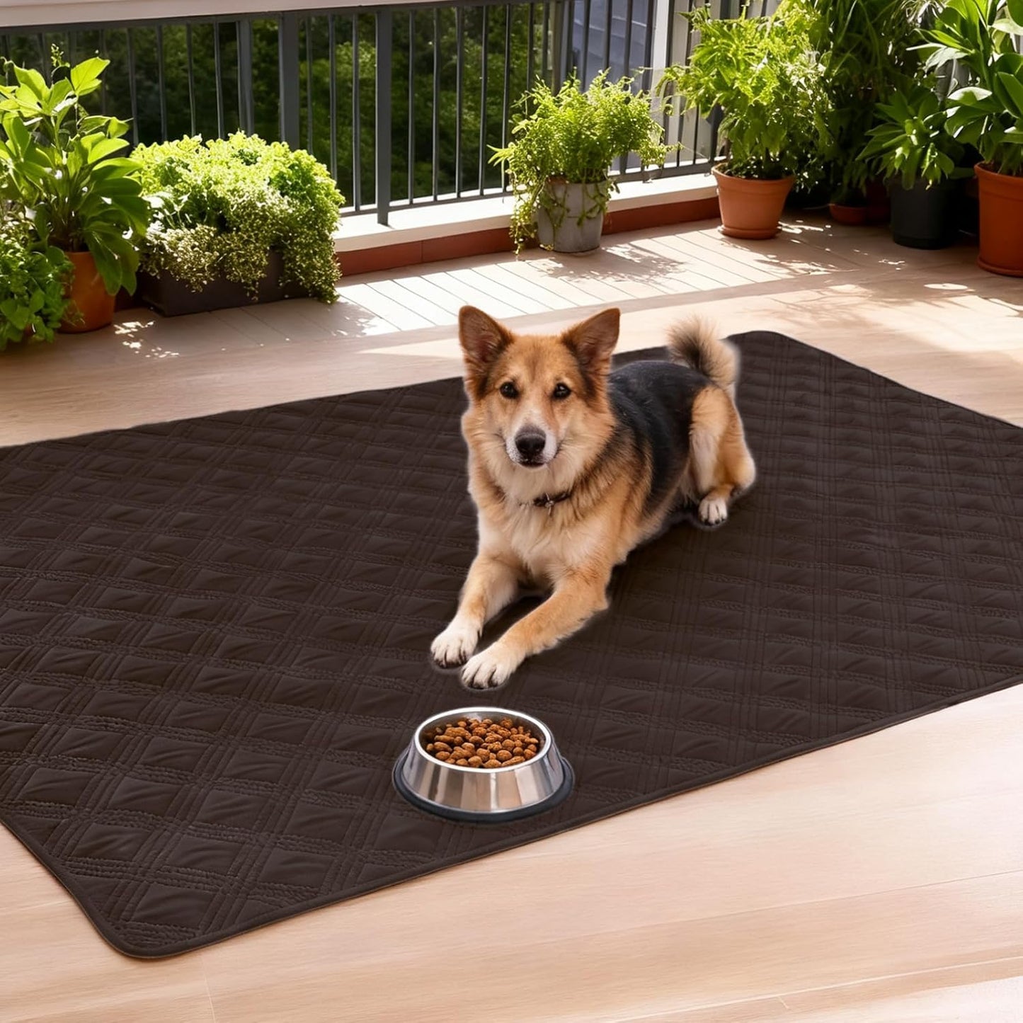 hyha Waterproof Dog Bed Blanket, Soft Pet Blankets, Waterproof Couch Cover for Dogs, Reversible Sofa Covers Washable for Furniture (30x70 Inch, Grey/Dark Grey)