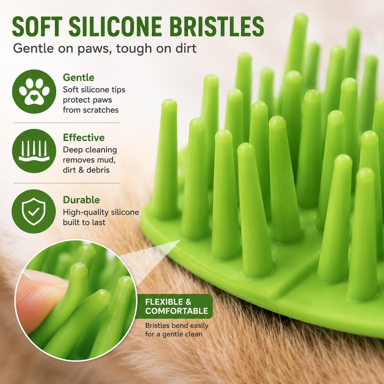 Dog Paw Cleaner Cup for Dogs – Paw Washer for Muddy Paws After Walks – Soft Silicone Scrubber Pet Paw Cleaner with Microfiber Towel – Portable Dog Paw Cleaning Kit for Small & Large Dogs