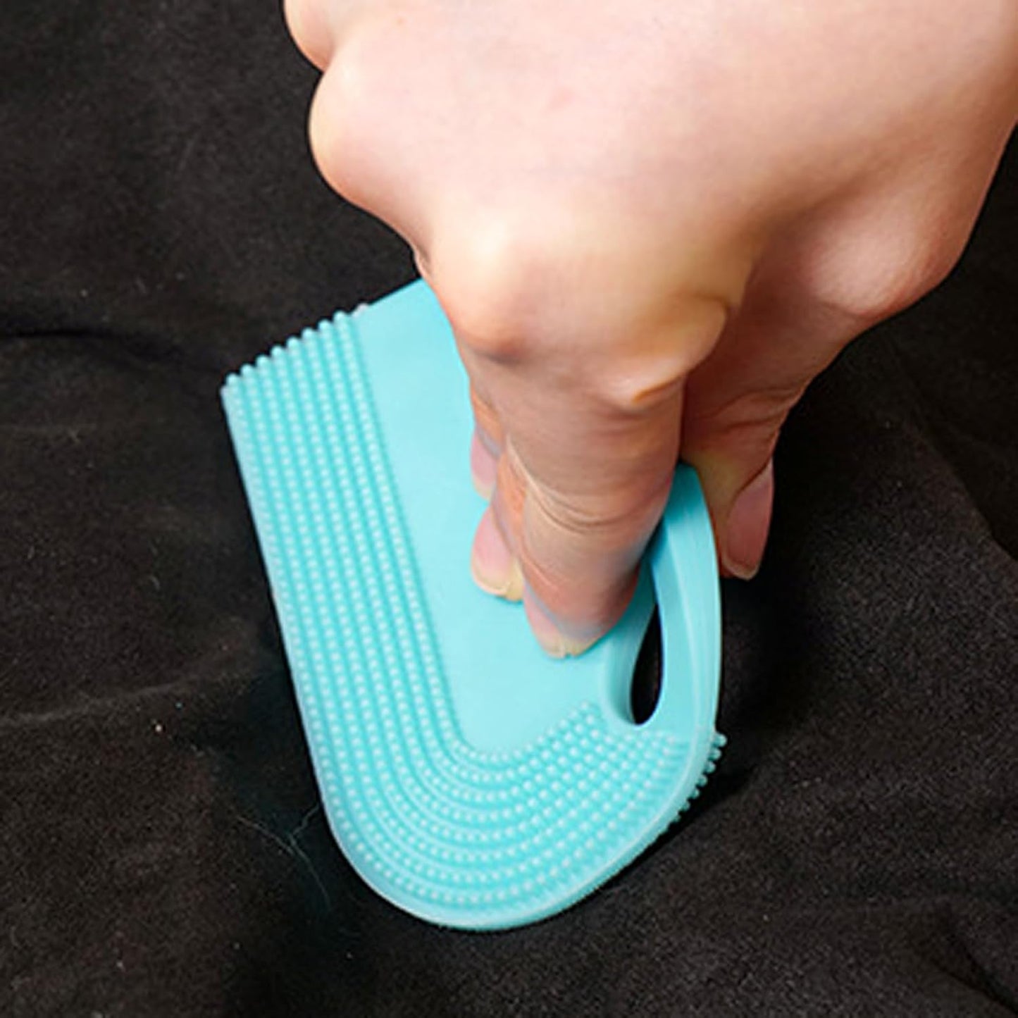 Pet Hair Depilation Soft Brush, Dog Hair Depilation for Car, Cat Hair Depilation, Pet Hair Depilation Tool for Carpet (Gray, 13cm*7cm*1.3cm)
