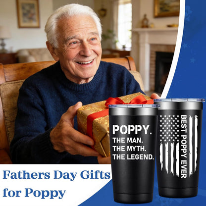 BIRGILT Pawpaw Gifts from Grandkids - Pawpaw Fathers Day Gift - Best Paw Paw Gifts for Grandpa, Grandfather - 20oz Tumbler Cup