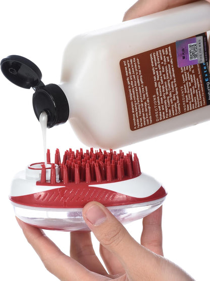 CHI for Dogs 2 in 1 Dematting and Deshedding Rake, Dual Head Dog Grooming Tool with Wide Tooth Dematting Rake and Fine Deshedding Rake, Detangler Comb for Thick Double and Long Dog Coat