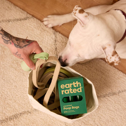 Earth Rated Dog Poop Bags Value Pack, Leak-Proof and Extra-Thick Pet Waste Bag for Big and Small Dogs, Refill Rolls, Unscented, 600 Count