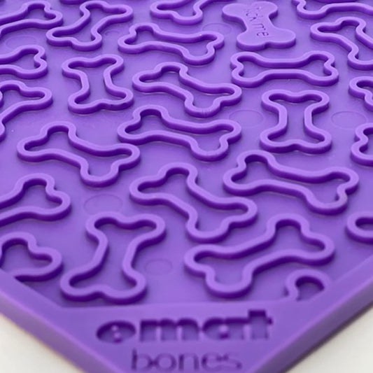 SodaPup Flower Power eMat – Durable Lick Mat Feeder Made in USA from Non-Toxic, Pet-Safe, Food Safe Rubber for Mental Stimulation, Avoiding Overfeeding, Fresh Breath, Digestive Health, & More