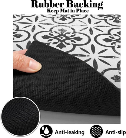 Dog Food Mats for Floors Absorbent, Pet Cat Food Mat - Quick Dry Dog Bowl Mats for Food and Water, Eco-Friendly Pet Supplies