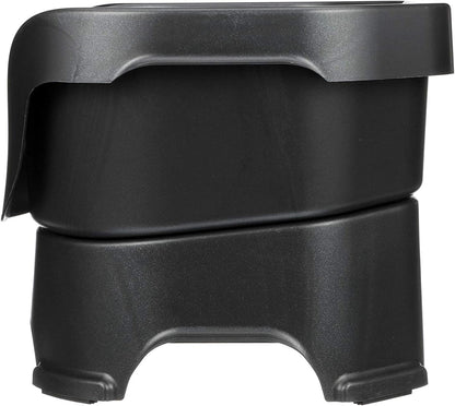 Neater Pet Brands Neater Feeder Deluxe Mess Proof Dog Bowls Elevated for Large Dogs Over 40 lbs, Made in USA, No Spill Raised Dog Food Bowl Stand Feeding Station, Food and Water Bowl Set, Black