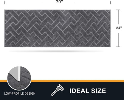 PURRUGS Dirt Trapping Door Mat 20" x 31.5", Non-Slip Machine Washable Entry Rug, Dog Doormat, Indoor Front Door Mat, Super Absorbent Entryway Rug for Muddy Shoes & Paws, Taupe