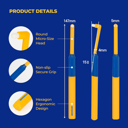 PETHROOM] Pet Toothbrush - Cats, Kitten, Small Dog Dental Care, Removing Teeth Tartar | Soft Bristle Cleaning Toothbrush Cat (Extra Small)