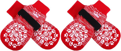 EXPAWLORER Anti Slip Dog Socks to Prevent Licking Paws, Dog Shoes for Hot Pavement, Dog Booties for Small Medium Large Senior Dogs, Traction Control Boots & Paw Protectors for Hardwood Floors