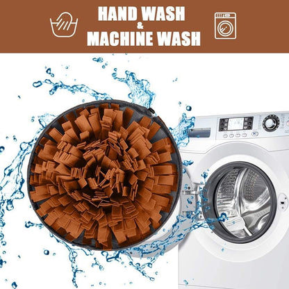 AWOOF Pet Snuffle Mat for Dogs, Interactive Feed Game for Boredom, Encourages Natural Foraging Skills for Cats Dogs Bowl Travel Use, Dog Treat Dispenser Indoor Outdoor Stress Relief