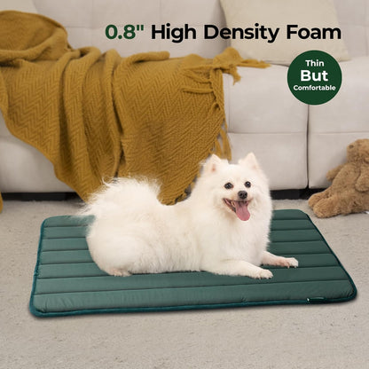 BALANCE Dog Crate Pad, Dog Foam Crate Mat Kennel Pad, Washable Water-Resistant Pet Bed Flat Dogs Cage Mat for Small Dogs
