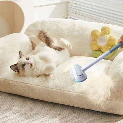 2 Pcs Pet Hair Remover for Furniture, Reusable Lint Roller for Couches, Carpets, Clothes, Bedding (17 Inch)