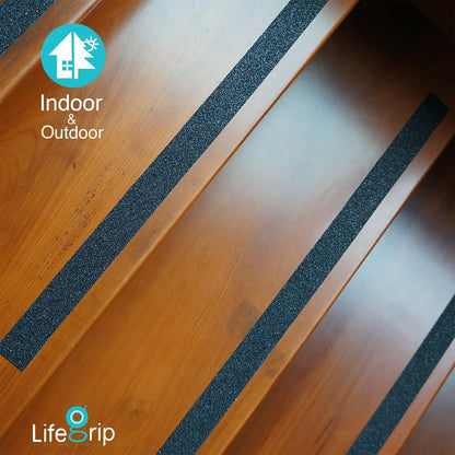 LifeGrip Anti Slip Transparent Anti Slip Tape, 4 inch by 30 feet, Non-Slip Traction Grip Tape to Tubs, Boats, Stairs, Clear, Soft, Comfortable for Bare feet (4" X 30')
