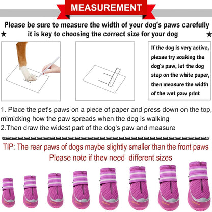 QUMY 4PCS Dog Boots for Large Dogs, Medium Dog Shoes & Paw Protectors for Hot Pavement, Summer Heat Protection, Mesh Breathable Nonslip Dog Booties for Hardfloors, Walking Running Hiking Black Size 6
