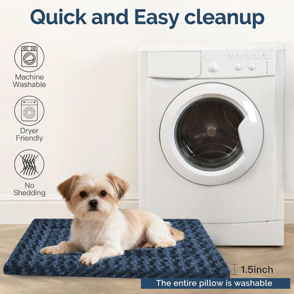 Dog Bed Mat – Soft & Comfortable Dog Kennel Pad for Crate – Durable Crate Bed & Mat for Dogs & Cats – Ideal for Crate, Kennel, and Home Use
