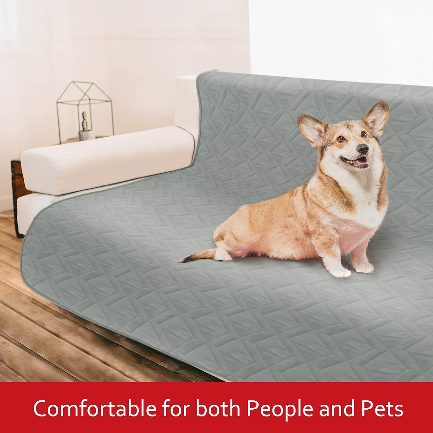 Moonsea Waterproof Couch Cover for Dogs Antislip Washable Blanket Bed Cover Pet Sofa Couch Furniture Protector Cover for Kids Children Dog Cat(30" X 70")