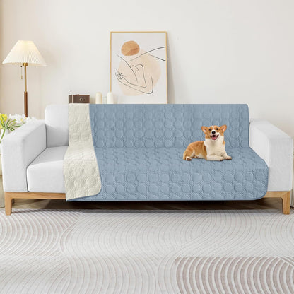 ZNSAYOTX Ultimate Cozy Blankets (30"x70") 100% Waterproof Sofa Mat Blanket for Dog Pets, Bed Couch Protector with Non-Slip Back Washable Durable, Pee Scratch Proof Easy to Clean (Dark Grey)