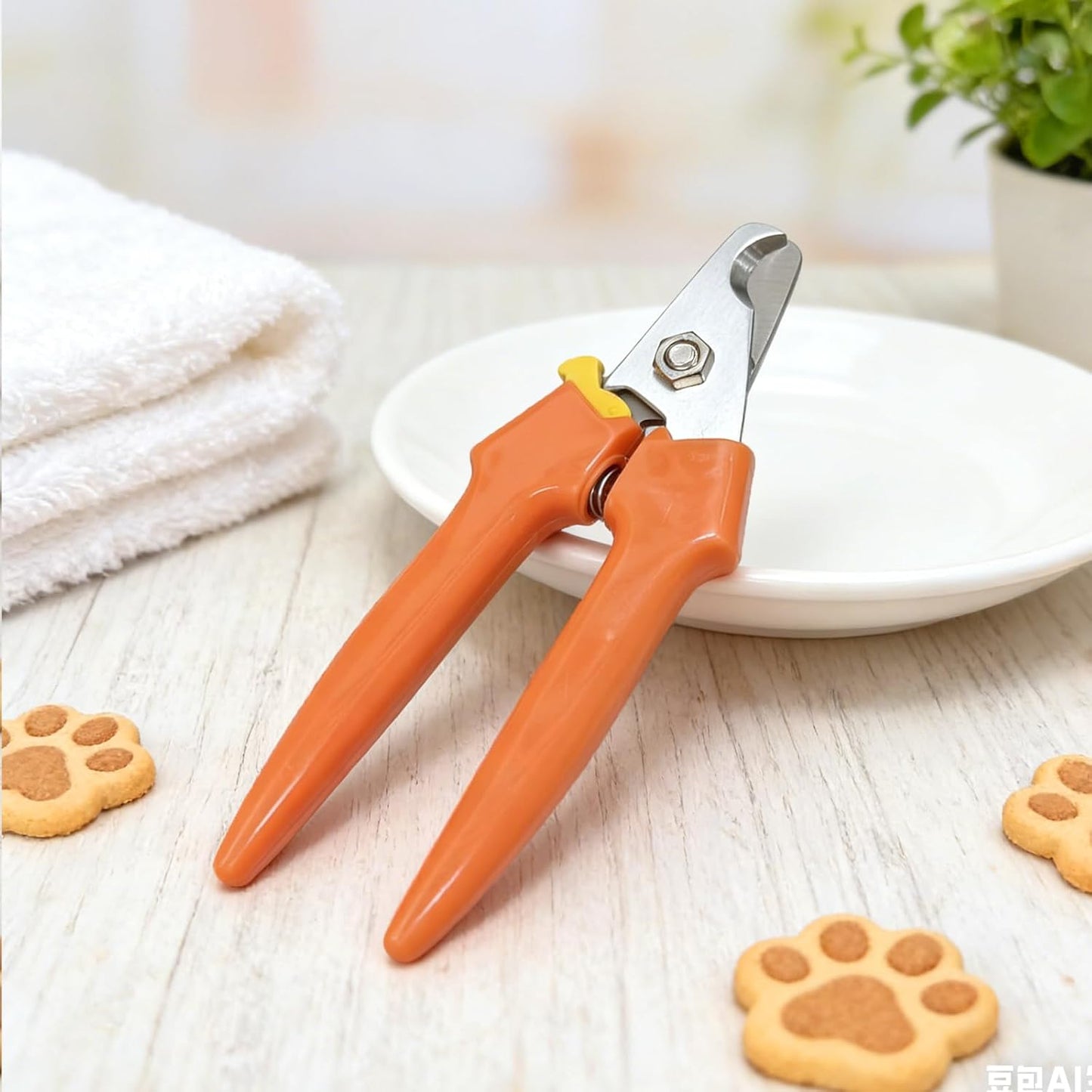 Professional Dog Nail Trimmers for Large & Small Dogs, Heavy-Duty Stainless Steel Pet Claw Clippers for Safe Grooming