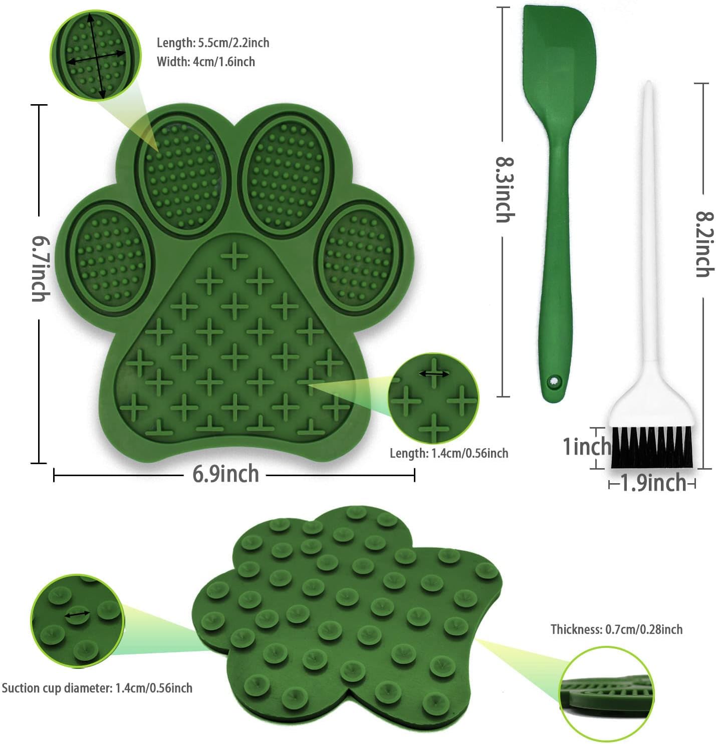 Lick Mat for Dogs and Cats - Slow Feeder Licking Pad with Suction Cups, Food-Grade Silicone for Bathing, Grooming, Nail Trimming & Anxiety Relief, Non-Toxic Pet Lick Mat (Pink)