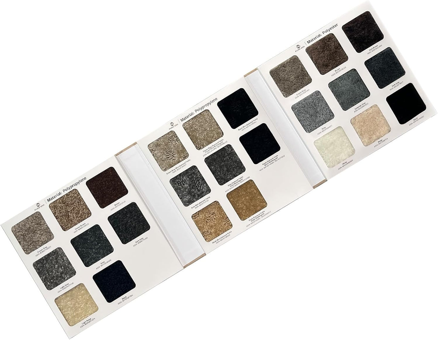 PURE ERA Carpet Stair Treads Ultra Plush 9.5" X 30"Soft Bullnose Indoor Stair Protectors Pet-Friendly Non-Slip Skid Resistant Tape Free Washable Reusable(14 Pieces, Cream Gray)