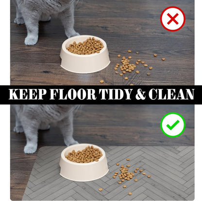 Dog Food Mats for Floors Absorbent, Pet Cat Food Mat - Quick Dry Dog Bowl Mats for Food and Water, Eco-Friendly Pet Supplies