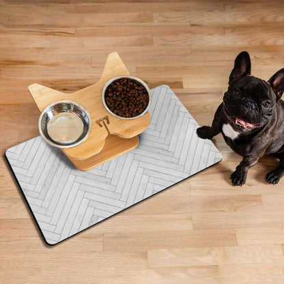 Dog Food Mats for Floors Absorbent, Pet Cat Food Mat - Quick Dry Dog Bowl Mats for Food and Water, Eco-Friendly Pet Supplies