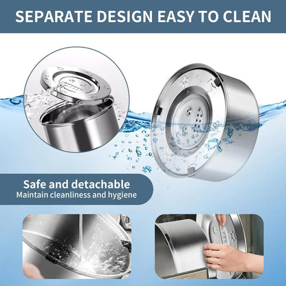 Stainless Steel Dog Water Bowl No Spill, 101oz/3L Pet Water Bowl for Dogs, Floating Disk Slow Drink Anti-Gulping Splash Proof Slow Feeder Bowls for Dog Cat, Travel Outdoor Car Home