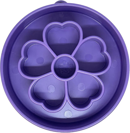 SodaPup Honeycomb Enrichment Bowl – Durable Slow Feeder Bowl Made in USA from Non-Toxic, Pet-Safe, Food Safe Material for Mental Stimulation, Slowing Down Eating, Healthy Digestion, & More