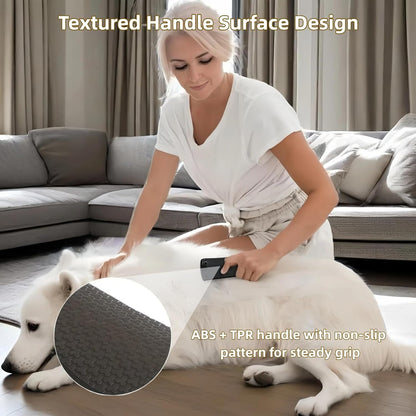 Deshedding Brush for Dogs, Cats, Horses - Removes Loose Hair, Dog Brush for Shedding, Pet Hair Removal Tool with Easy-Hold Handle, 1PCS