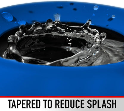 Franklin Pet Supply Co. Spill Proof Pet Bowl - No Splash Travel Water + Food Dish for Dogs + Cats - Portable - 16 oz. - BPA Free