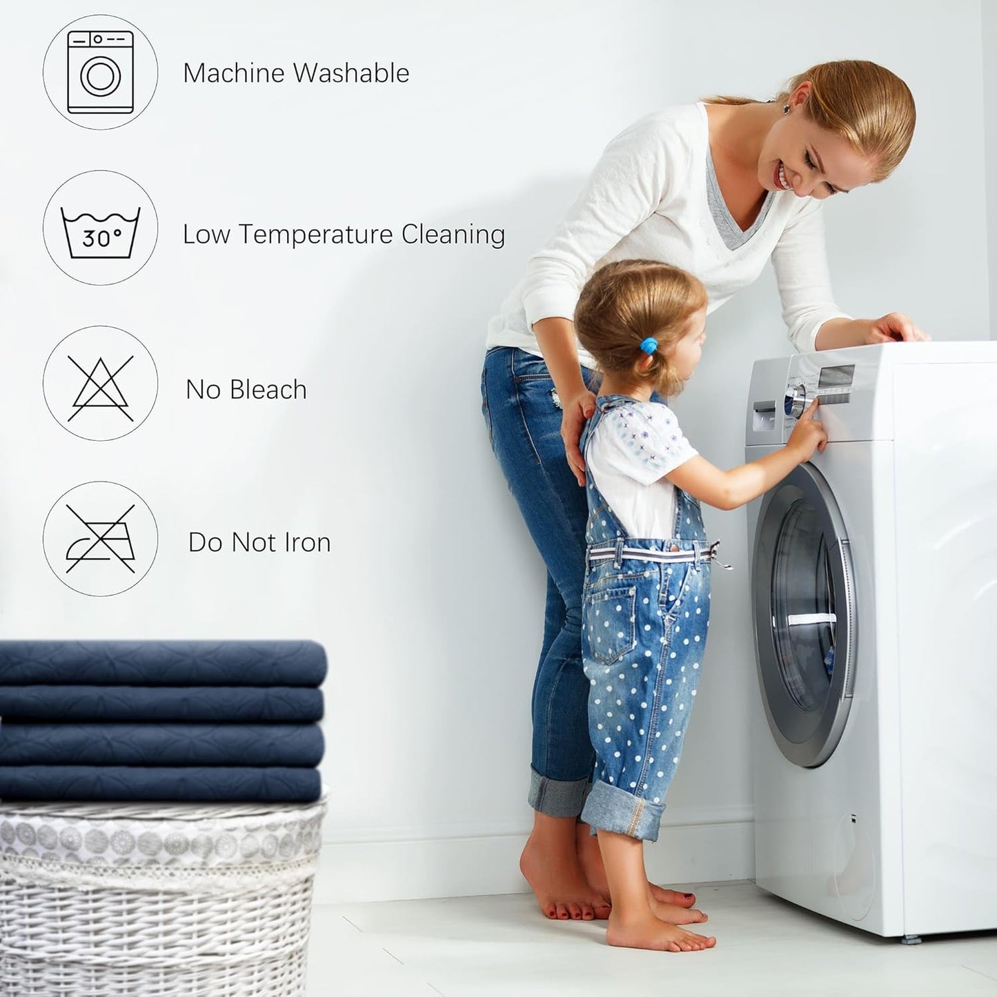 Waterproof Dog Blanket, 30x30 inches Small Pet Couch Covers for Sofa, Chair Bed Furniture Protector from Dogs Washable and Reversible-Lightgrey+Darkgrey
