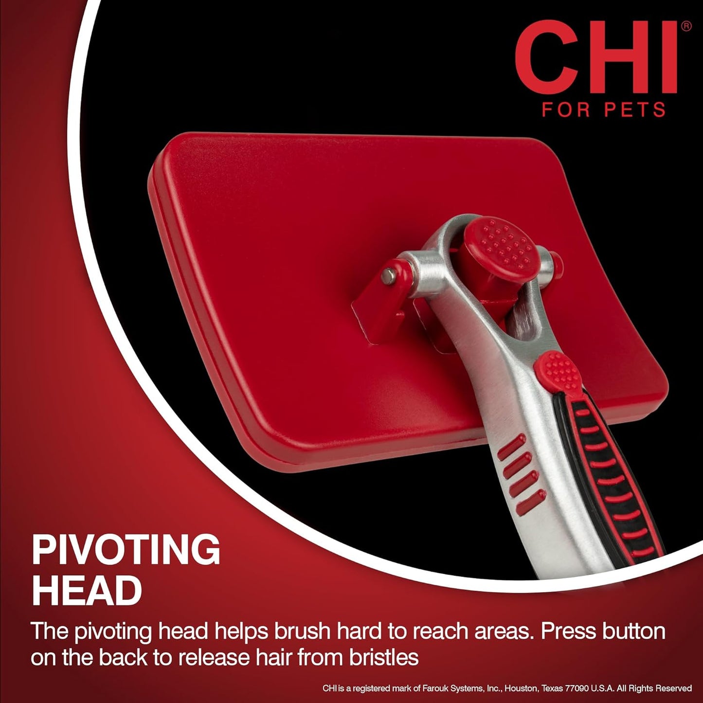 CHI for Dogs 2 in 1 Dematting and Deshedding Rake, Dual Head Dog Grooming Tool with Wide Tooth Dematting Rake and Fine Deshedding Rake, Detangler Comb for Thick Double and Long Dog Coat