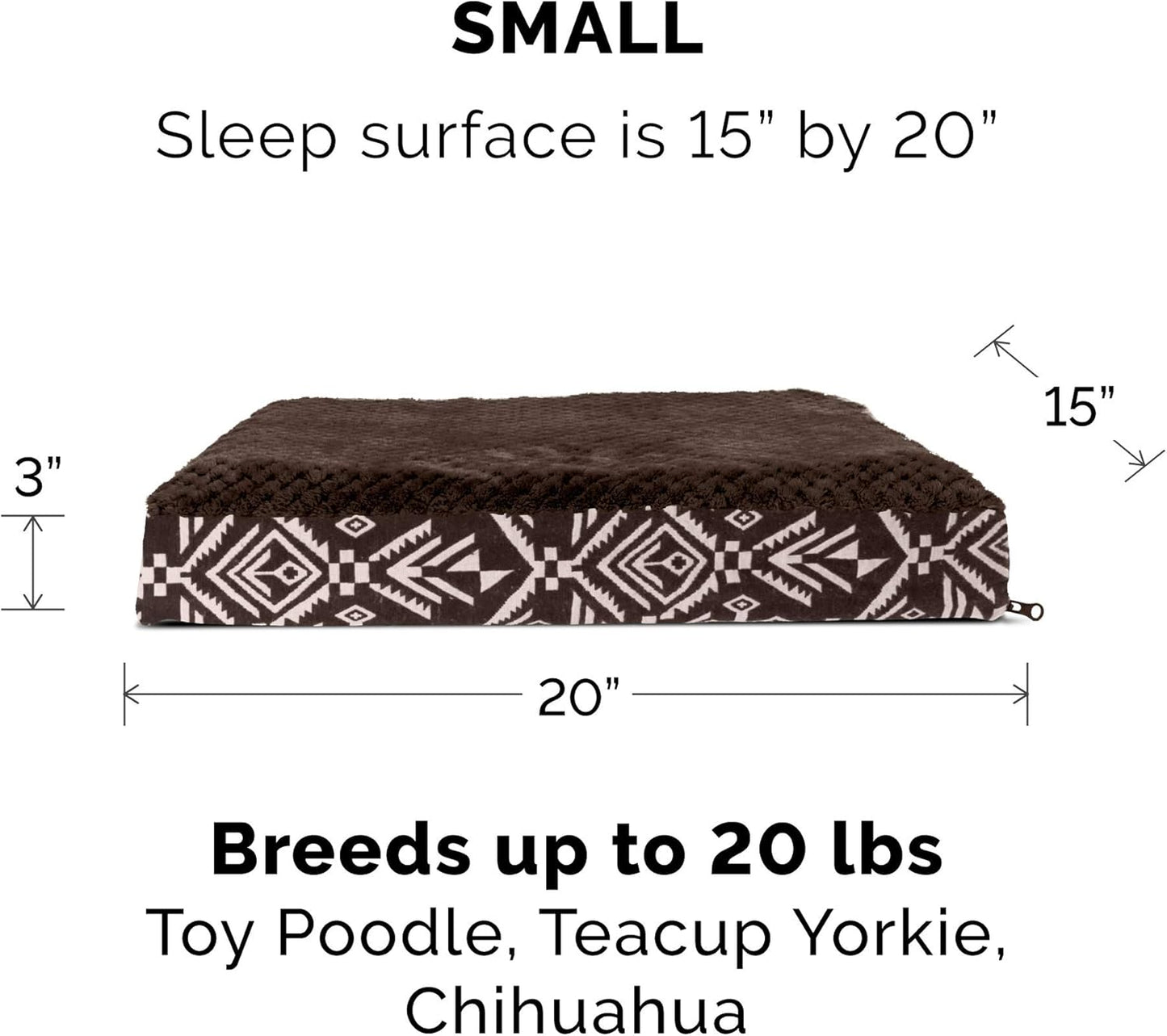Furhaven Replacement Dog Bed Cover Ultra Plush Faux Fur & Suede Mattress, Machine Washable - Gray, Large