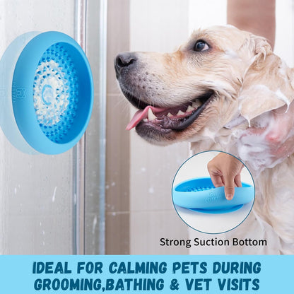Dog Lick Bowl, Bestalk Anxiety Relief Slow Feeder Dog Lick Mat Treat Dispenser, Non-Slip Licking Bowl Enrichment Toys, BPA Free Silicone, Dishwasher Safe