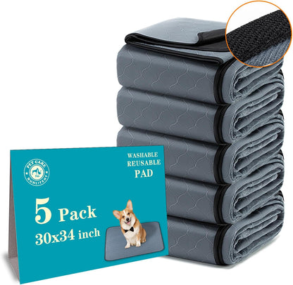 Bunlitent Washable Pee Pads for Dogs 72x72, 2 Pack, Extra Large Reusable Puppy Pads, Dog Training Pads with Quick Dry, Large Anti-Slip Dog Pee Pads, Whelping Pads, Potty Pad