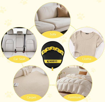 Pet Hair Removal Glove, Cat & Dog Hair Remover Magic Brush, Dog Grooming Gloves with Paw 5-Finger Design, Pet Hair Removal Tool for Car, Couch, Carpet, Furniture, Clothing