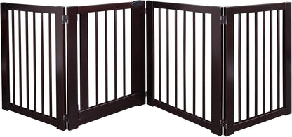 American Trails Freestanding Wooden Pet Gate with Door