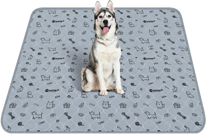 Conkote Reusable Pee Pads for Dogs Extra Large 60" x 48" Puppy Playpen Mat, Washable Pee Pads Heavy Absorbency Waterproof Dog Training Pads Non-Slip for Housebreaking, Whelping, Potty, Crate
