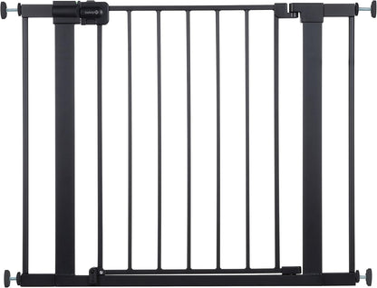 Safety 1st Easy Install Walk Thru Baby Gate for Doorway With Door, Dog Gates, Fits 29"-38", Easy Install 28" Tall, White