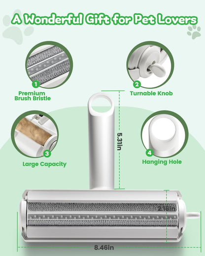 Pet Hair Remover,DAINTIER Reusable Removal Tool,Upgraded Lint Removal for Cat and Dog Hair on Furniture,Carpet,Couch,Car Seat,Clothing