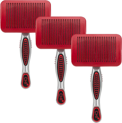 CHI for Dogs 2 in 1 Dematting and Deshedding Rake, Dual Head Dog Grooming Tool with Wide Tooth Dematting Rake and Fine Deshedding Rake, Detangler Comb for Thick Double and Long Dog Coat