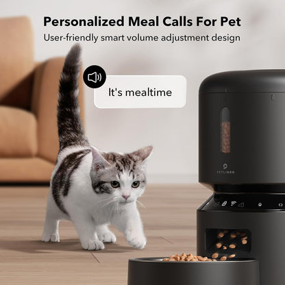 PETLIBRO Automatic Dog Feeder with Camera, Auto Cat Food Dispenser Slow Feeders Dogs Bowl, 1080P HD Video with Night Vision, 5G WiFi with 2-Way Audio, Stainless Steel Slow Food Tray for Small Dogs