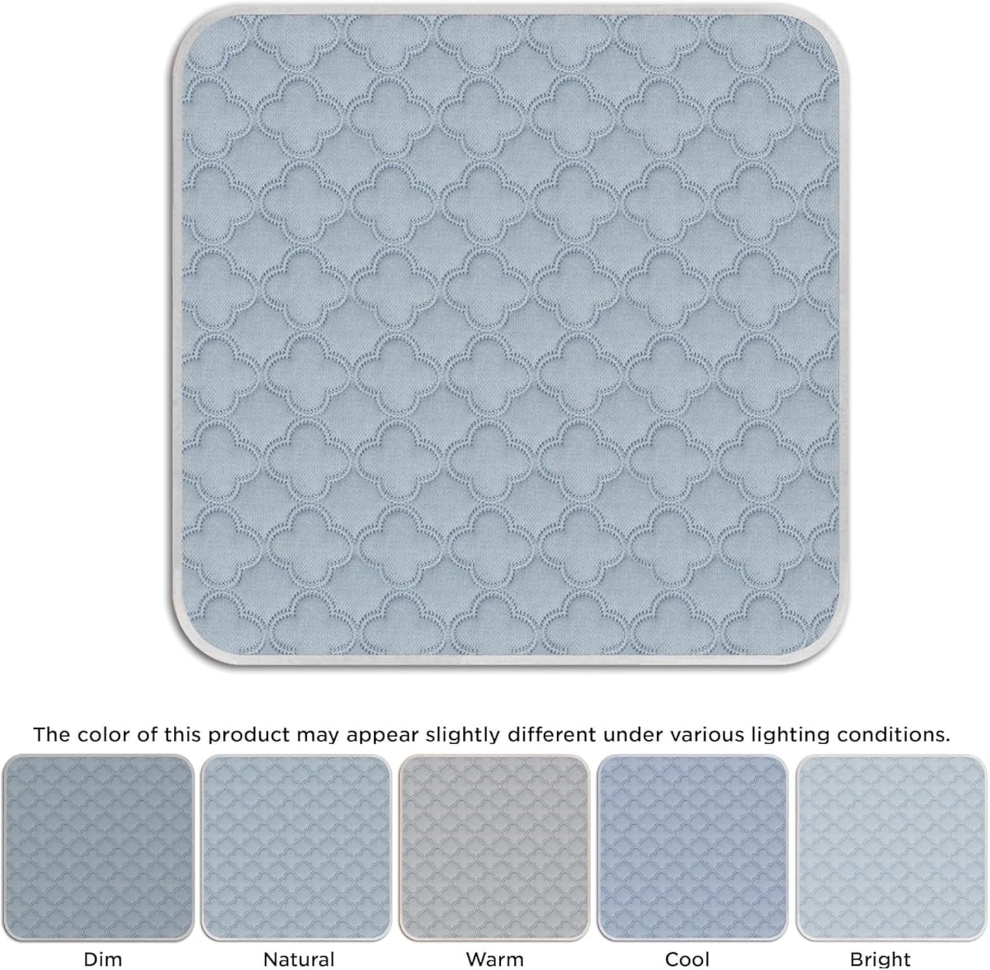 FunFurry Washable Pee Pads for Dogs - 4 Pack Reusable Pee Pads，Waterproof Puppy Pads，Pet Training Pads，Super Absorbent with Dog Paw Shape Non-Slip Backing (Cream, 18" X 24" - 4 Pack)