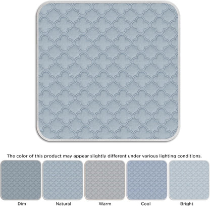 FunFurry Washable Pee Pads for Dogs - 4 Pack Reusable Pee Pads，Waterproof Puppy Pads，Pet Training Pads，Super Absorbent with Dog Paw Shape Non-Slip Backing (Cream, 18" X 24" - 4 Pack)
