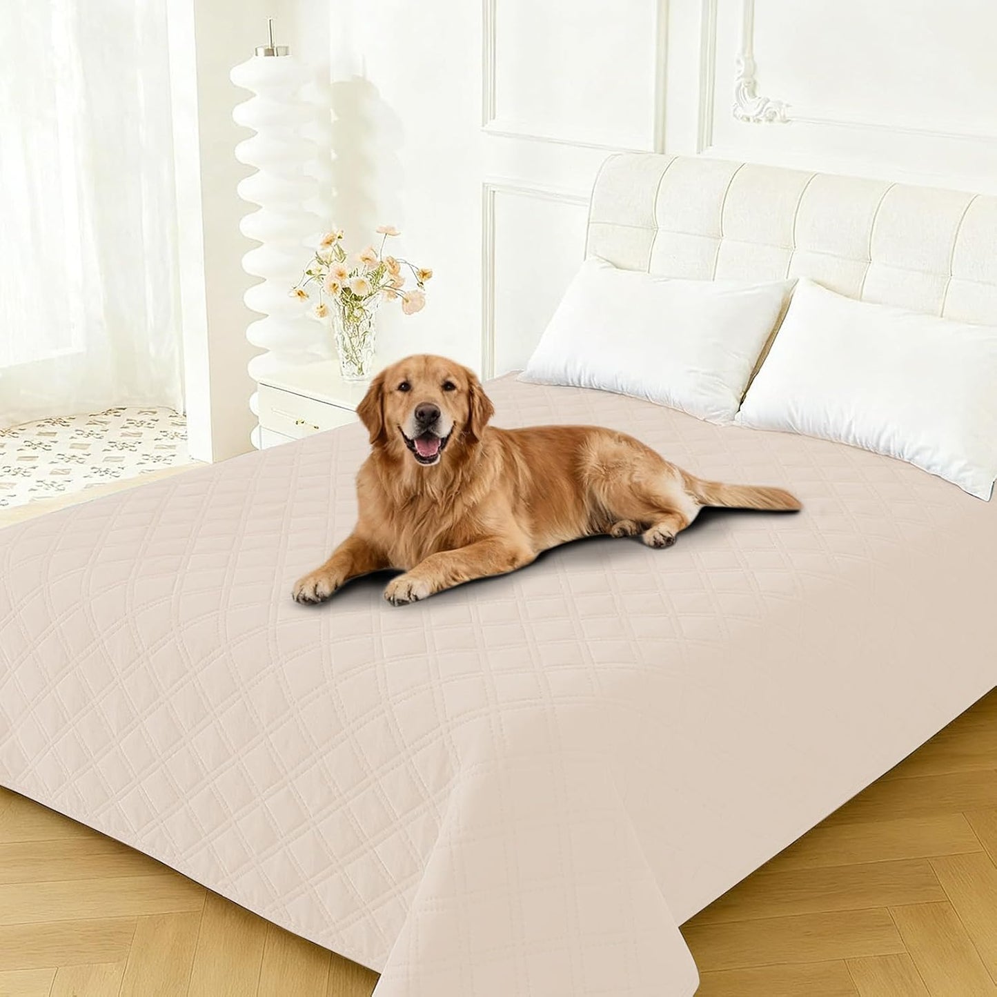 Waterproof Dog Blanket, Non-Slip Soft Pet Bed Cover, Couch Cover for Dogs Washable, Protects Sofa, Furniture, Crate, Car, Tear Resistant Leakproof Pet Blanket (30x70 Inch, Dark Grey)