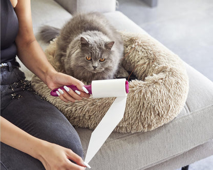 Lint Rollers for Pet Hair Extra Sticky | Protective Covers | Mega 600 Sheets Dog Cat Pet Hair Remover | Lint Roller for Clothes Sofa Bed Carpet and More | Lint Roller Refills